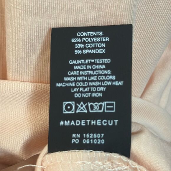 Cuts Clothing Men's Long Sleeve Curve Hem Crew NeckSignature Fit Tee T-Shirt XL - Picture 5 of 6